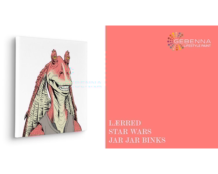 Lærred Star Wars Jar Jar Binks